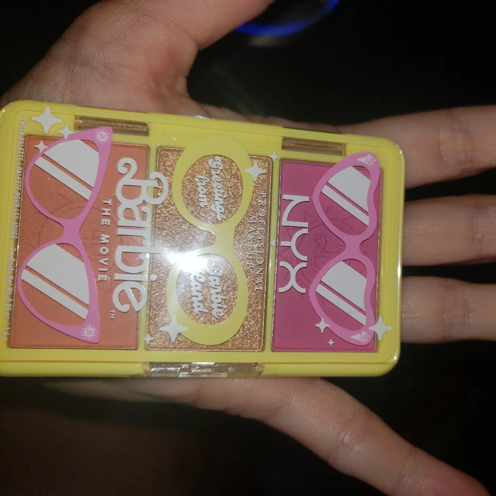 BARBIE X NYX COSMEDICS X TOO FACED COSMEDIC BAG- GIRL- YOU'RE SO TOO FACED!NIB